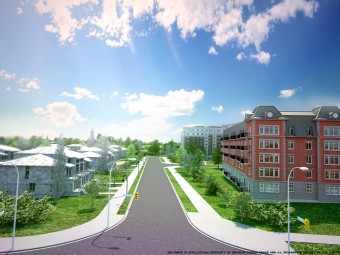 Visualization (Kanata Town Centre) for J.L. Richards & Associates Ltd.